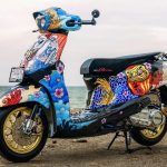 Modifikasi Yamaha Grand Filano Ini Usung Tema Jepang