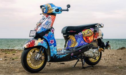 Modifikasi Yamaha Grand Filano Ini Usung Tema Jepang