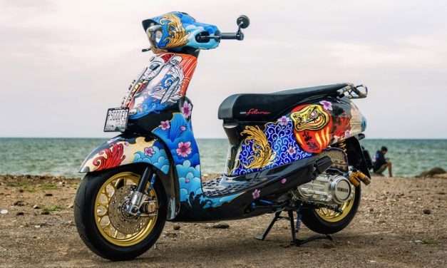 Modifikasi Yamaha Grand Filano Ini Usung Tema Jepang