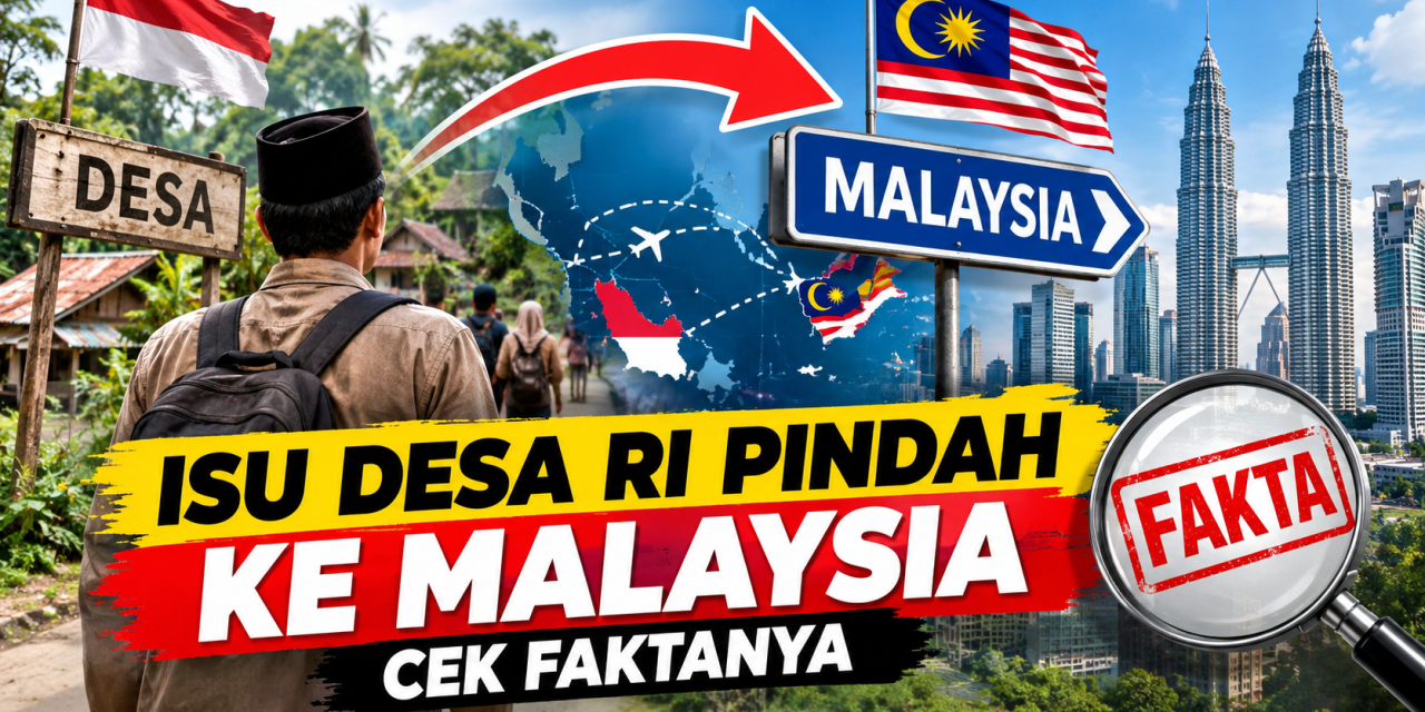 Isu Desa RI Pindah ke Malaysia: Cek Faktanya!